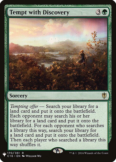Tempt with Discovery (The List)