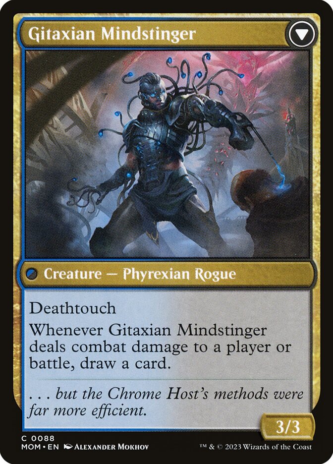 Aetherblade Agent // Gitaxian Mindstinger (March of the Machine)