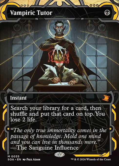 Vampiric Tutor (Secrets of Strixhaven Mystical Archive)