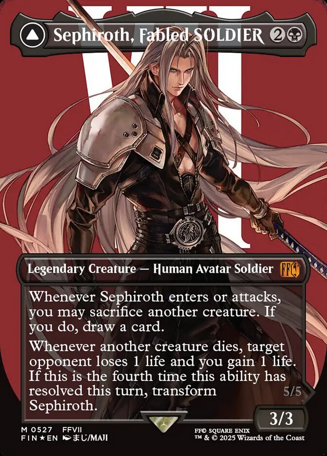 Sephiroth, Fabled SOLDIER // Sephiroth, One-Winged Angel (Final Fantasy)