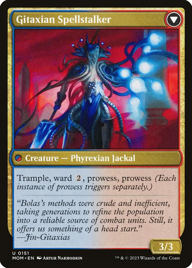 Khenra Spellspear // Gitaxian Spellstalker (March of the Machine)