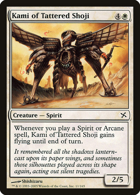 Kami of Tattered Shoji (Betrayers of Kamigawa)