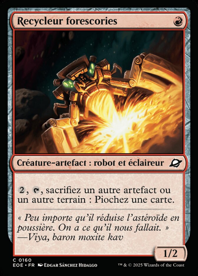 Slagdrill Scrapper (Edge of Eternities) French
