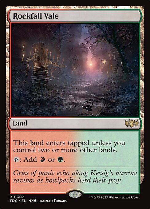 Rockfall Vale (Tarkir: Dragonstorm Commander)