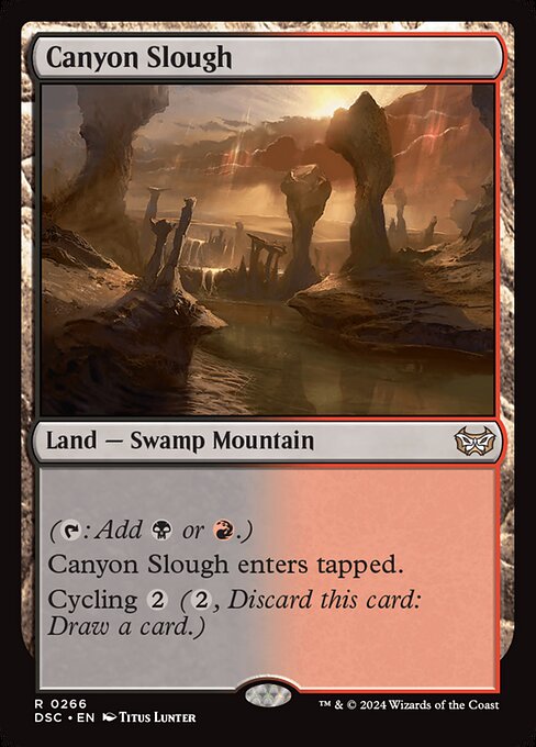 Canyon Slough (Duskmourn: House of Horror Commander)