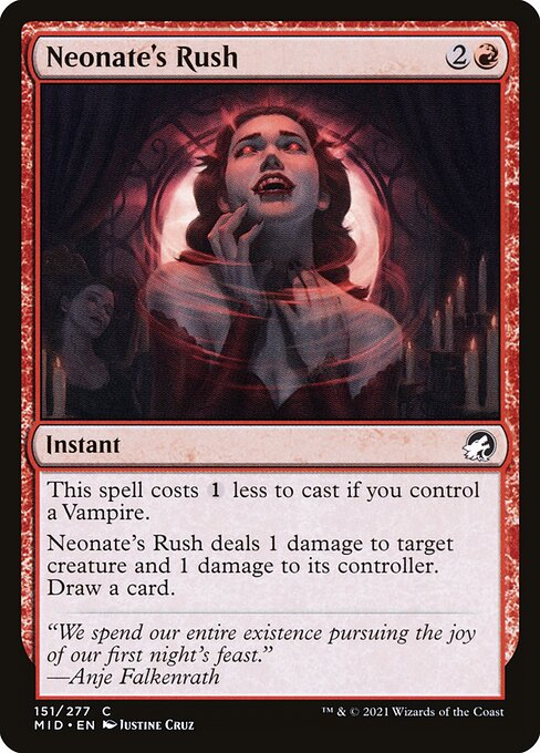 Neonate's Rush (Innistrad: Midnight Hunt)