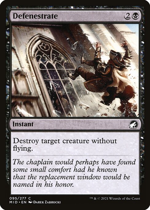 Defenestrate (Innistrad: Midnight Hunt)