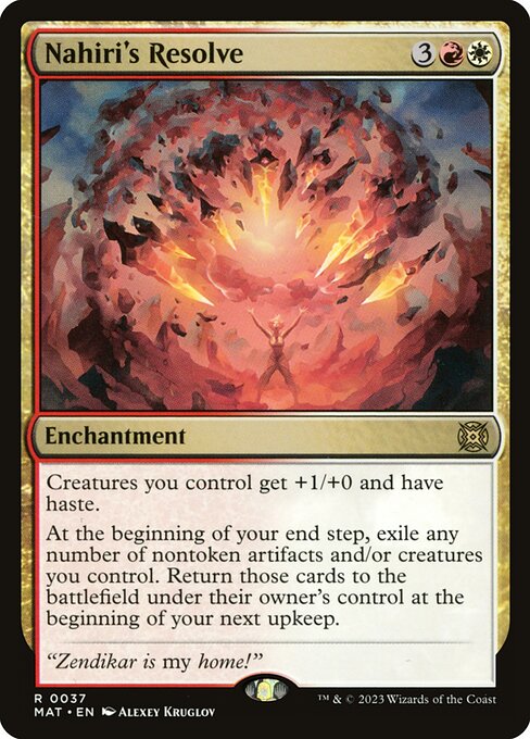 Nahiri's Resolve (March of the Machine: The Aftermath)