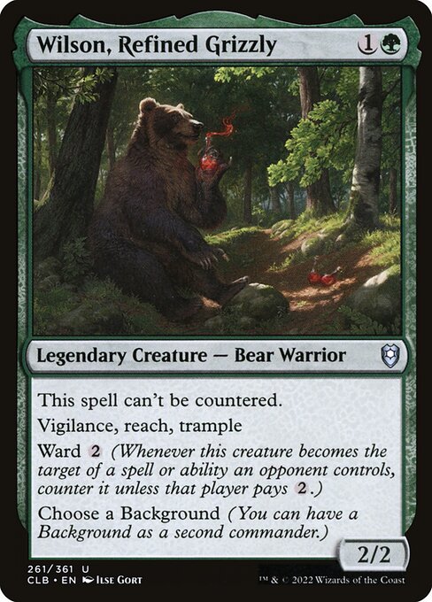 Wilson, Refined Grizzly (Commander Legends: Battle for Baldur's Gate)
