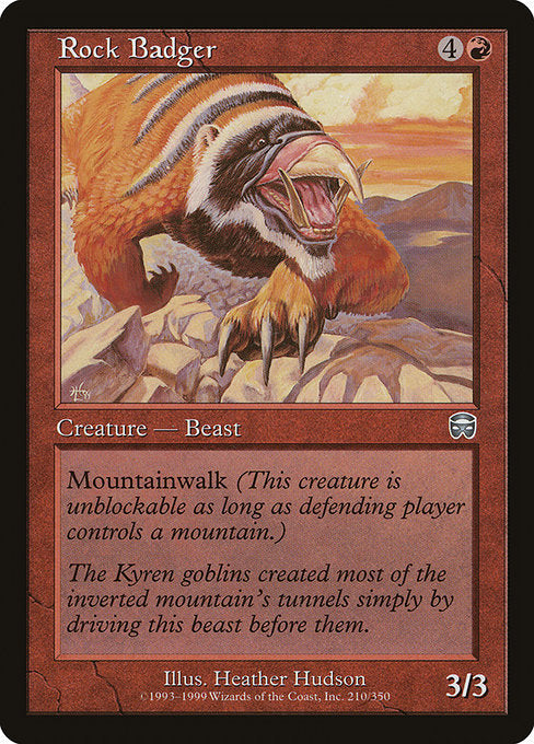 Rock Badger (Mercadian Masques)