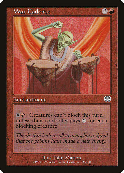War Cadence (Mercadian Masques)