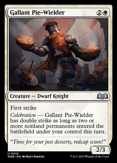 Gallant Pie-Wielder (Wilds of Eldraine)