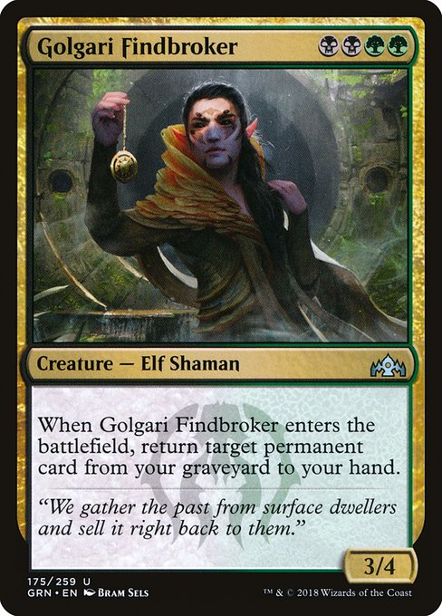 Golgari Findbroker (Guilds of Ravnica)
