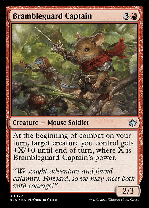 Brambleguard Captain (Bloomburrow)