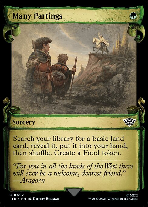Many Partings (The Lord of the Rings: Tales of Middle-earth)