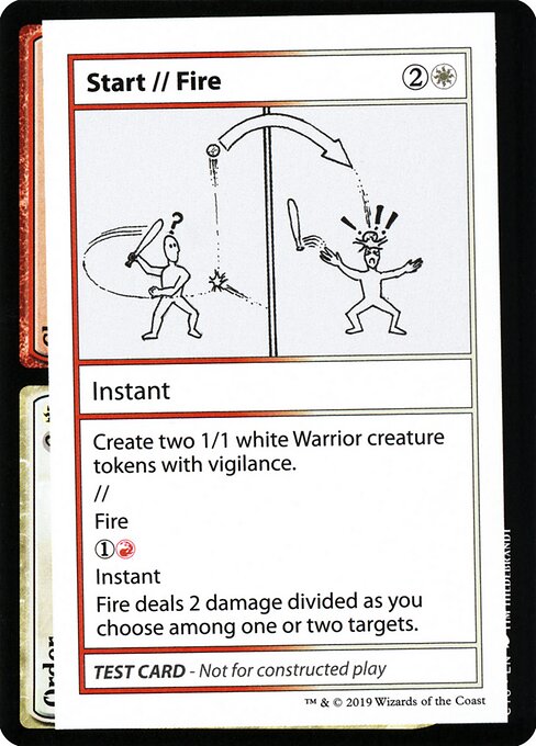 Start // Fire (Mystery Booster Playtest Cards 2021)