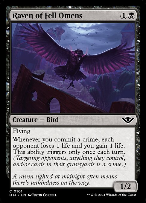 Raven of Fell Omens (Outlaws of Thunder Junction)
