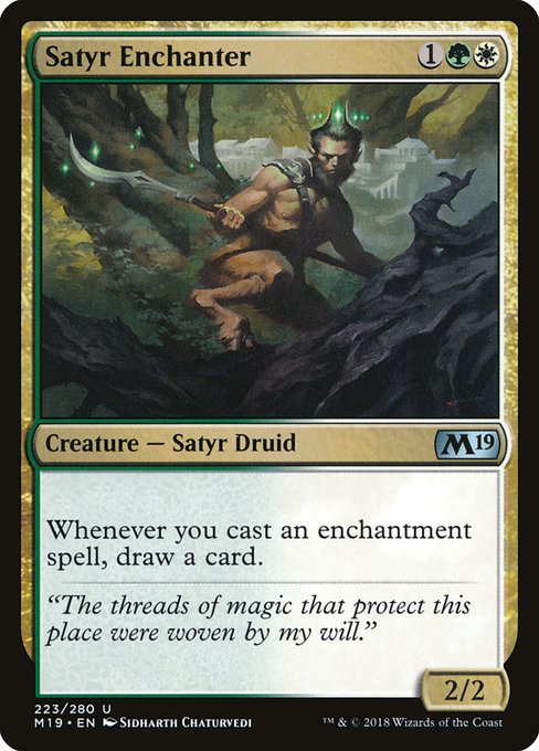 Satyr Enchanter (Core Set 2019)