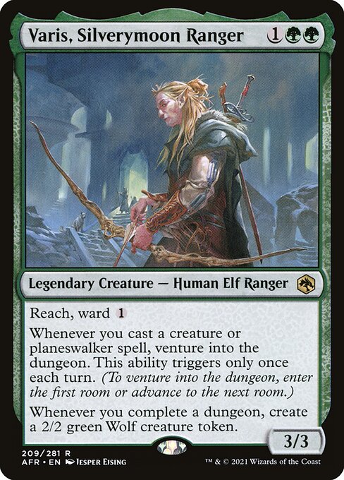 Varis, Silverymoon Ranger (Adventures in the Forgotten Realms)