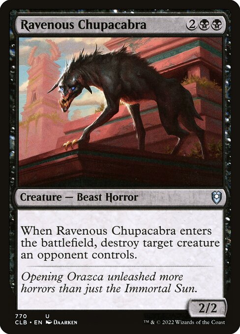 Ravenous Chupacabra (Commander Legends: Battle for Baldur's Gate)