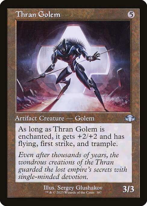 Thran Golem (Dominaria Remastered)