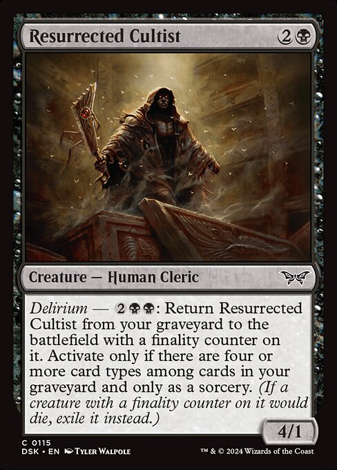 Resurrected Cultist (Duskmourn: House of Horror)