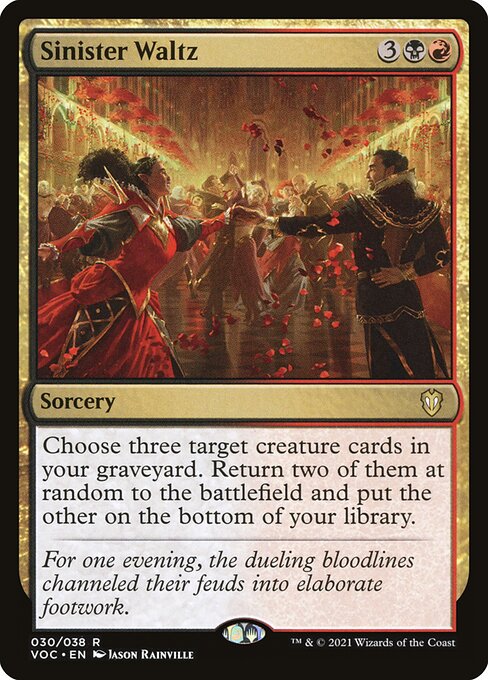 Sinister Waltz (Crimson Vow Commander)