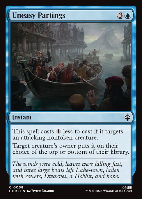 Uneasy Partings (The Hobbit)