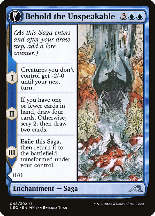 Behold the Unspeakable // Vision of the Unspeakable (Kamigawa: Neon Dynasty)