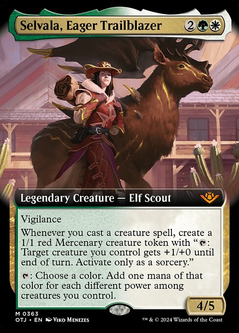 Selvala, Eager Trailblazer (Outlaws of Thunder Junction)