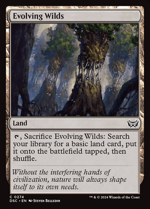 Evolving Wilds (Duskmourn: House of Horror Commander)