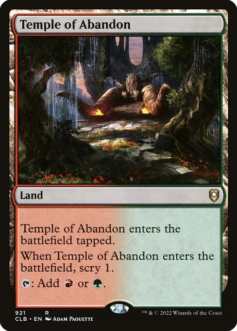 Temple of Abandon (Commander Legends: Battle for Baldur's Gate)