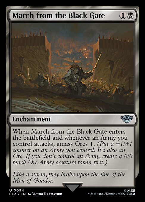 March from the Black Gate (The Lord of the Rings: Tales of Middle-earth)