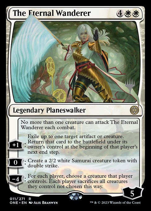 The Eternal Wanderer (Phyrexia: All Will Be One Promos)