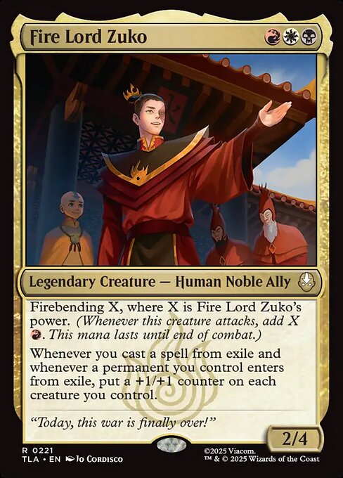 Fire Lord Zuko (Avatar: The Last Airbender)