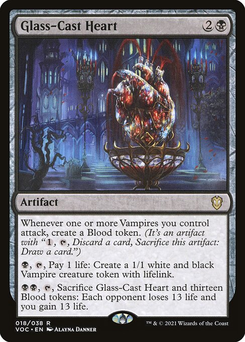 Glass-Cast Heart (Crimson Vow Commander)