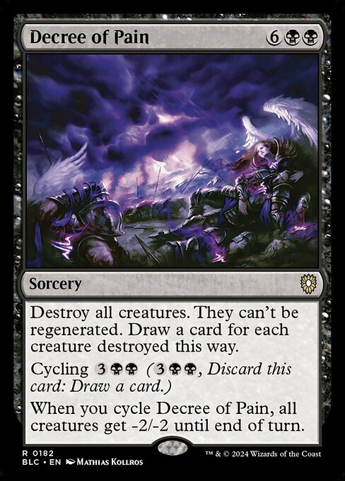 Decree of Pain (Bloomburrow Commander)
