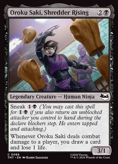 Oroku Saki, Shredder Rising (Teenage Mutant Ninja Turtles)