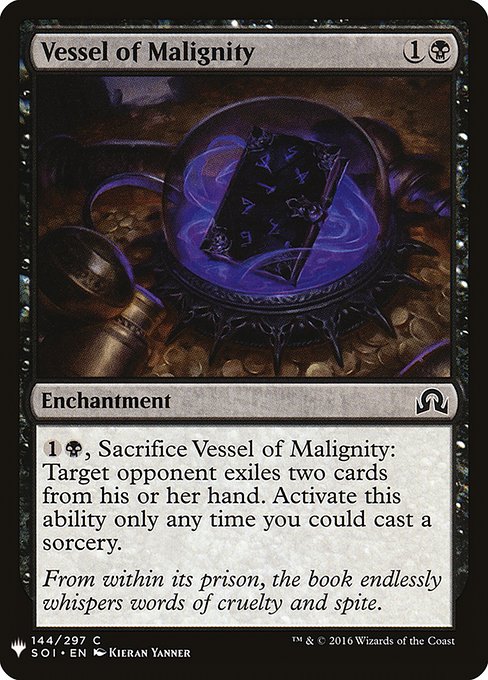 Vessel of Malignity (The List)