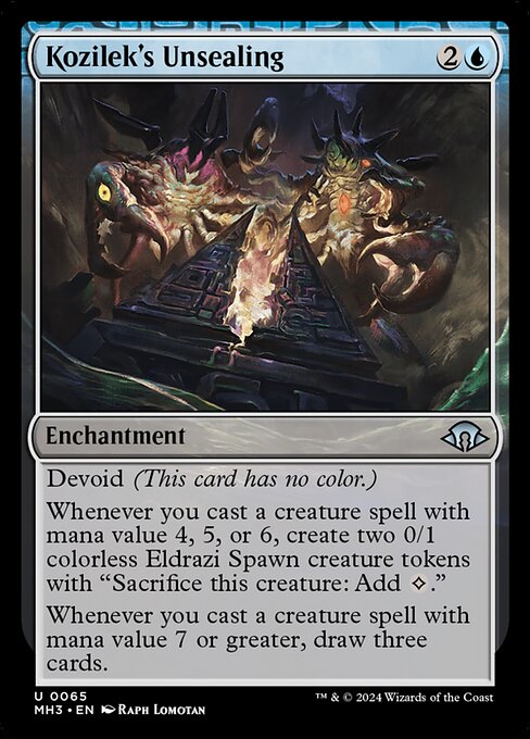 Kozilek's Unsealing (Modern Horizons 3)