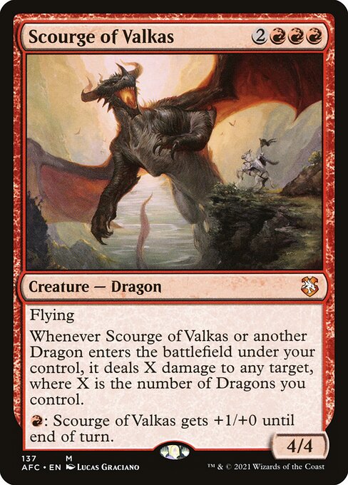Scourge of Valkas (Forgotten Realms Commander)