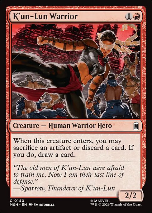 K'un-Lun Warrior (Marvel Super Heroes)