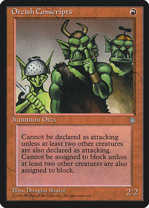 Orcish Conscripts (Ice Age)