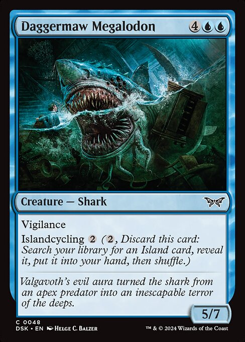 Daggermaw Megalodon (Duskmourn: House of Horror)