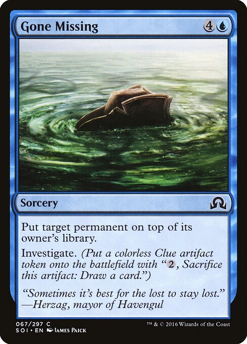 Gone Missing (Shadows over Innistrad)