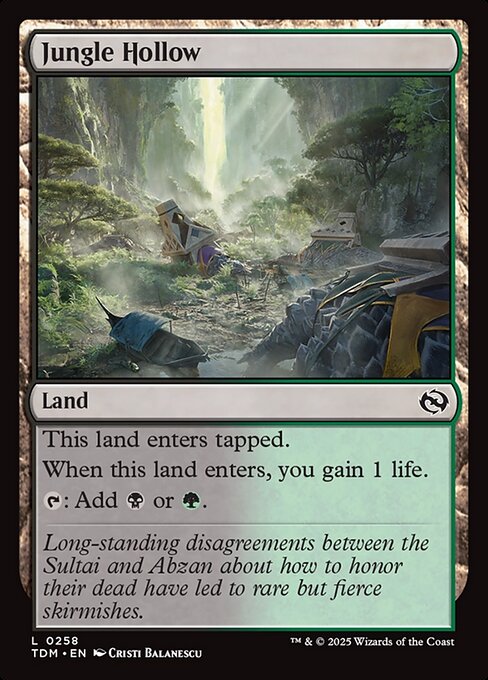 Jungle Hollow (Tarkir: Dragonstorm)