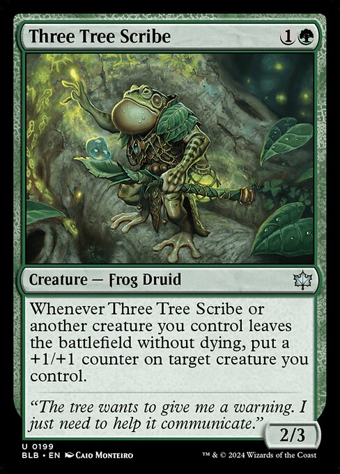 Three Tree Scribe (Bloomburrow)