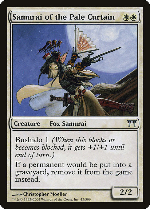 Samurai of the Pale Curtain (Champions of Kamigawa)