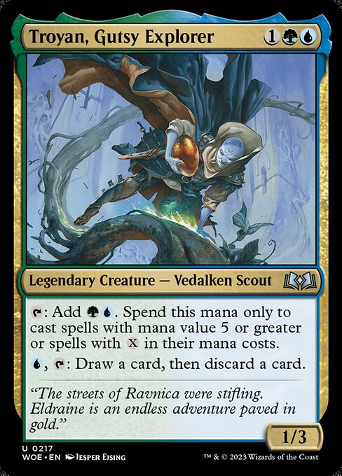Troyan, Gutsy Explorer (Wilds of Eldraine)