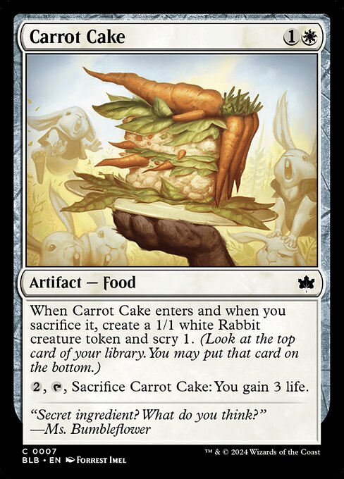 Carrot Cake (Bloomburrow)